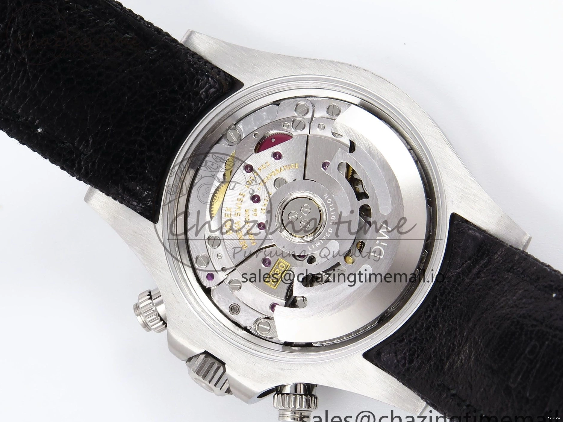 MiroTime 0321 Daytona EXCEPTIONAL-1 DIWF Best Edition Gray Dial on Black Nylon Strap SH Vibrant 1010